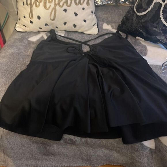 Womens plus size 2xl/3xl tankini swimsuit /bathing suit 3 piece black nwt/nwot - Picture 8 of 8